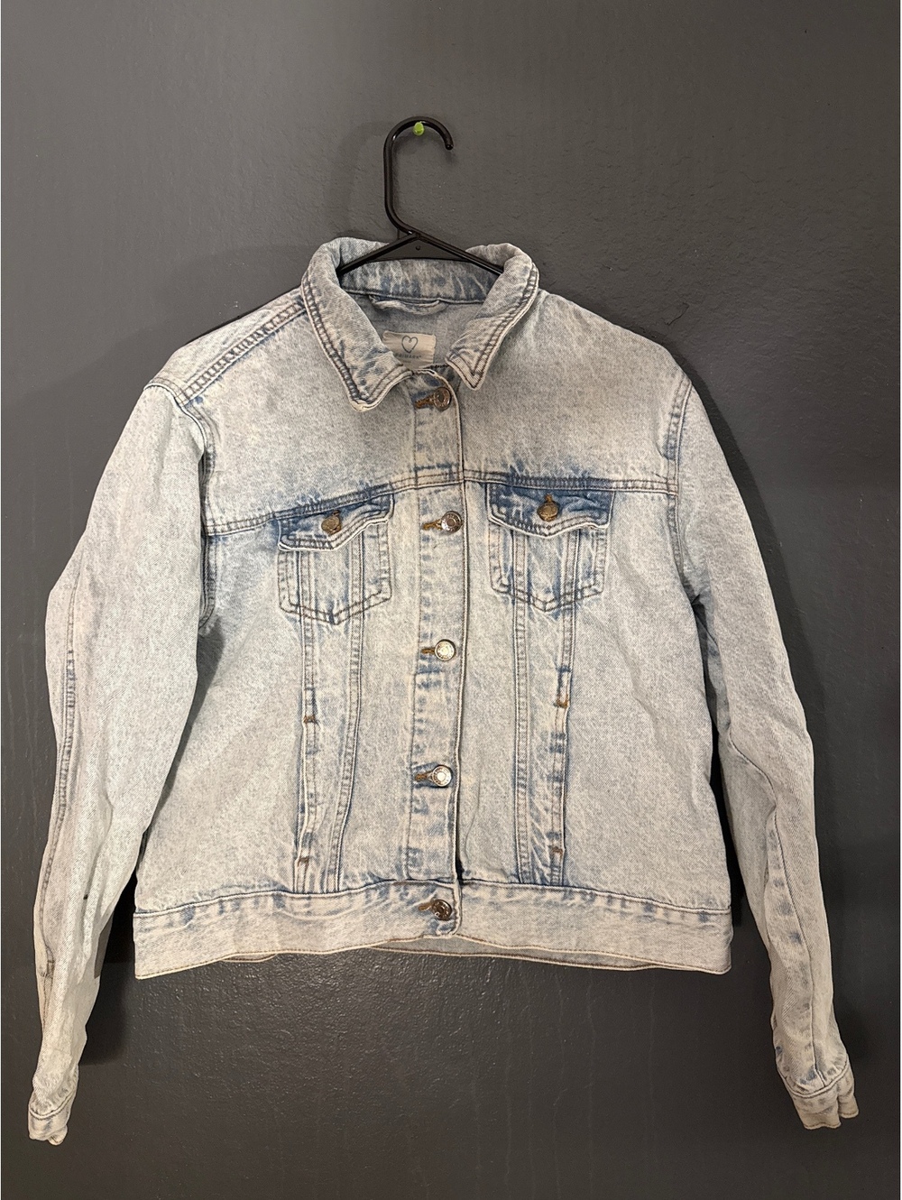 Primark Light Wash Denim Jacket Size UK 14 / US 10